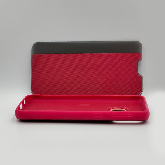 ΘΗΚΗ GALAXY A40 SMART VIEW FLIP CASE RED