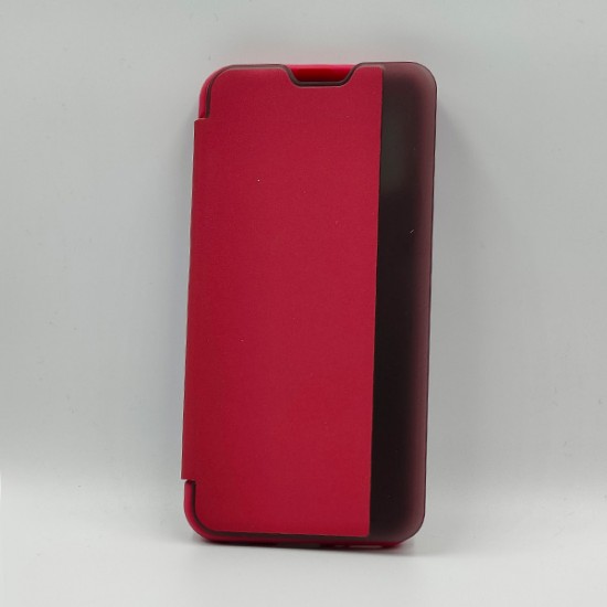 ΘΗΚΗ GALAXY A40 SMART VIEW FLIP CASE RED