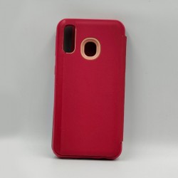 ΘΗΚΗ GALAXY A40 SMART VIEW FLIP CASE RED