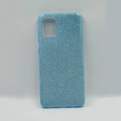ΘΗΚΗ GALAXY A71 BACKCASE GLITTER LIGHT BLUE