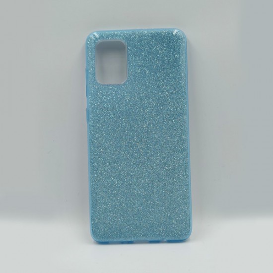 ΘΗΚΗ GALAXY A71 BACKCASE GLITTER LIGHT BLUE