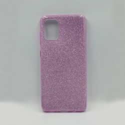 ΘΗΚΗ GALAXY A71 BACKCASE GLITTER PURPLE