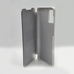 ΘΗΚΗ GALAXY A71 CLEAR VIEW STANDING MIRROR CASE SILVER