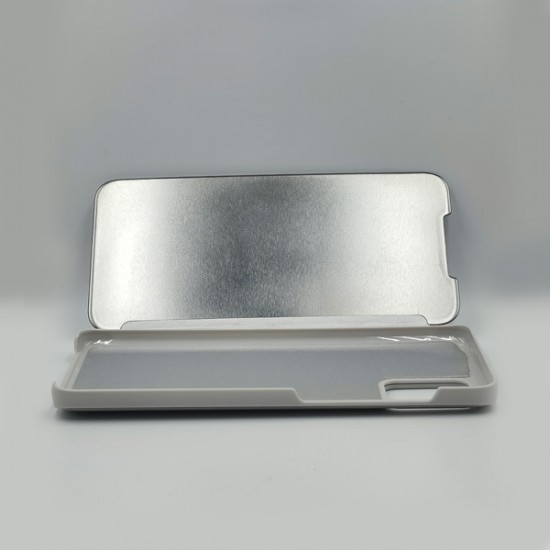 ΘΗΚΗ GALAXY A71 CLEAR VIEW STANDING MIRROR CASE SILVER